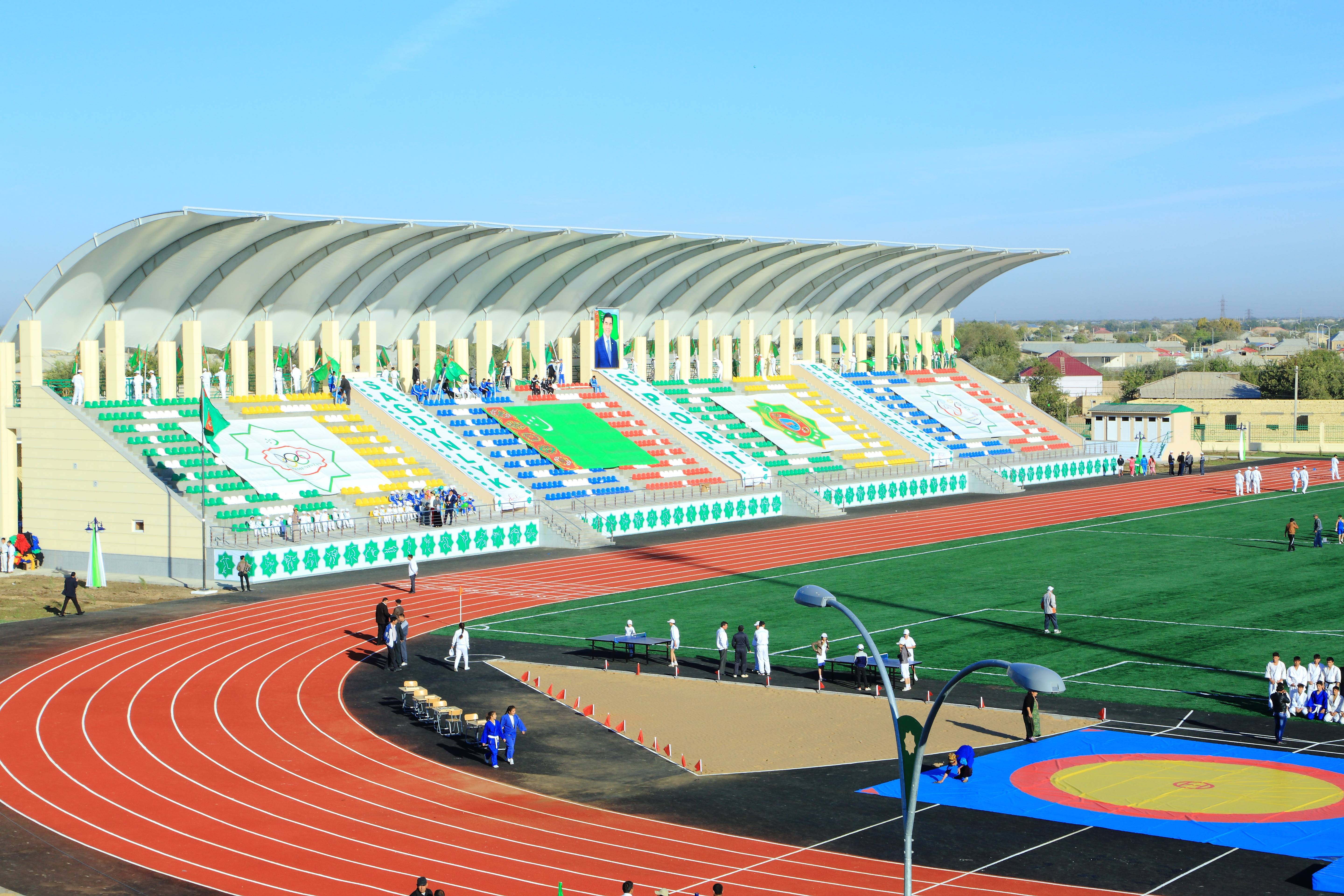 1500 orunlyk sport tribunasy,stadion Mary,Yolöten