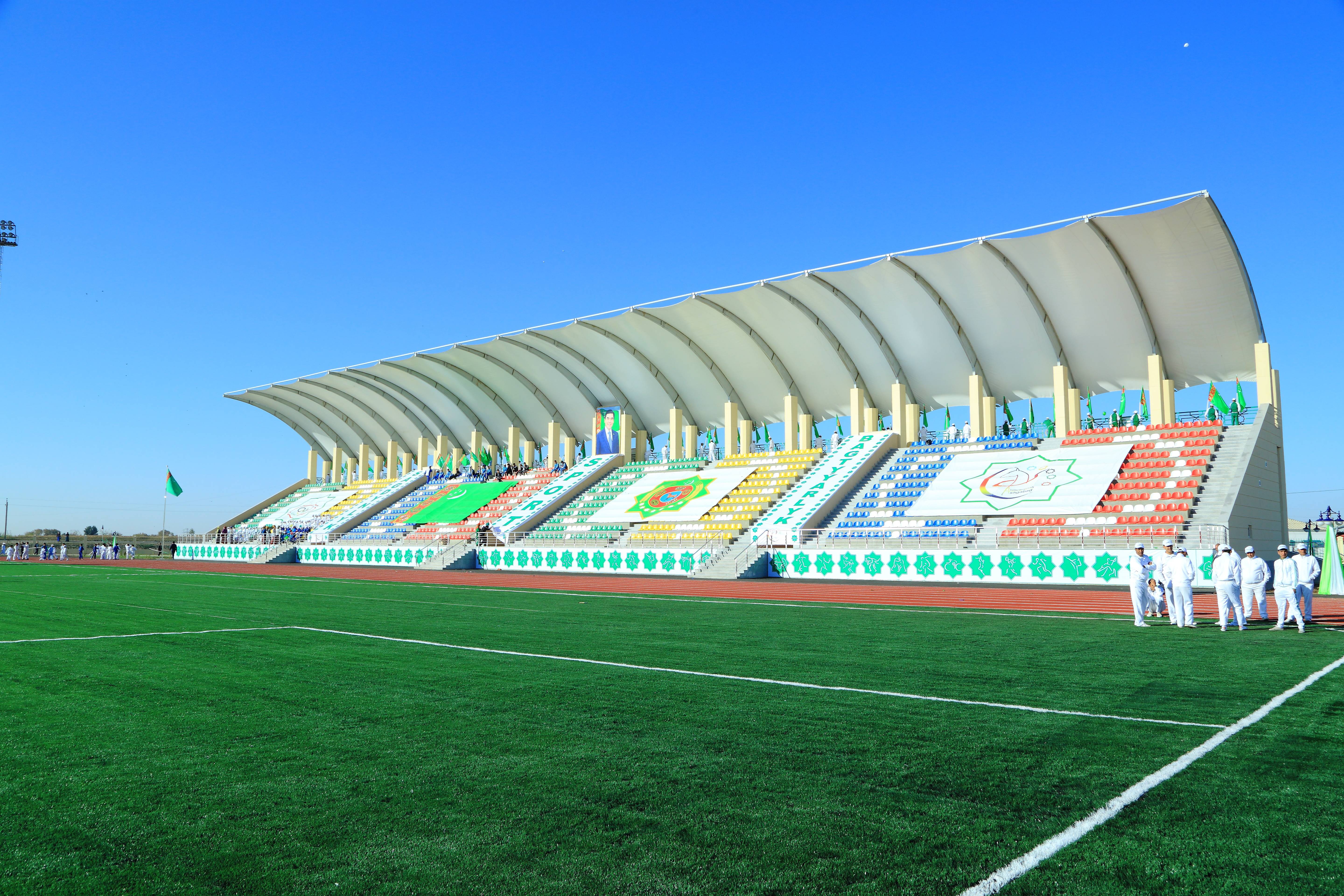 1500 orunlyk sport tribunasy,stadion Mary,Yolöten